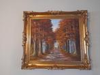 Olieverfschilderij Herfstlaan naar het landhuis, C Verkerk, Ophalen