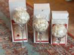 3 glazen kaarshouders Nieuw, Ophalen, Zo goed als nieuw, Overige materialen, Kaars