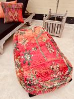 Schitterende XL boho chique marokkaanse berber zitkussens, Ophalen of Verzenden, Zo goed als nieuw, Stof, Rechthoekig