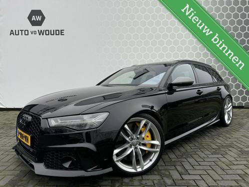 Audi RS6 Avant 4.0 TFSI 605PK quattro performance Keramisch, Auto's, Audi, Te koop, RS6, 360° camera, 4x4, ABS, Adaptive Cruise Control