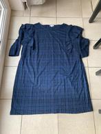 Leuke blauw / zwarte jurk - Maat 52, Vêtements | Femmes, Grandes tailles, Bleu, Enlèvement ou Envoi, Robe