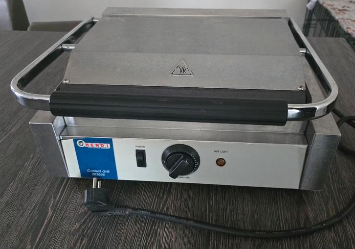 Hendi Professionele Pannini Grill - Contact Grill, Elektronische apparatuur, Contactgrills, Zo goed als nieuw, Ophalen