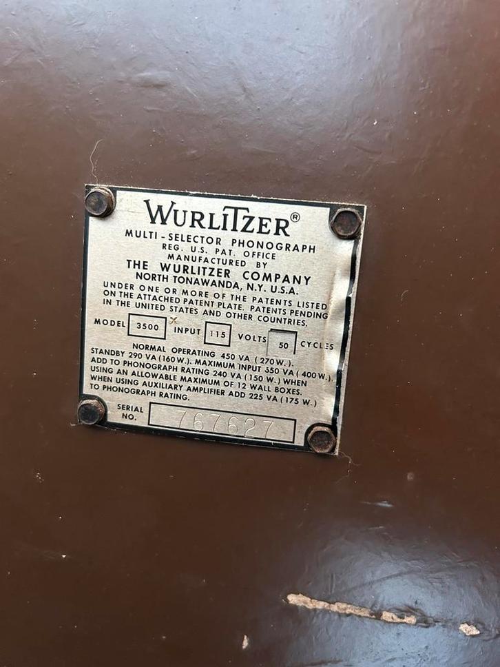 Wurlitzer zodiac, Verzamelen, Automaten | Jukeboxen, Gebruikt, Wurlitzer, 1970 tot heden, Met singles, Ophalen