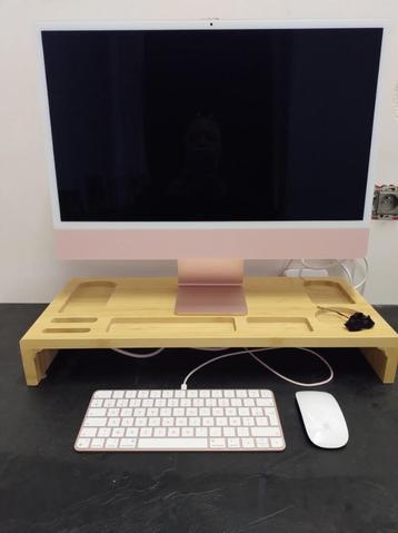 Apple imac 24' 21 256 8 gpu pink beschikbaar voor biedingen