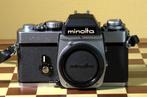 Minolta XE5 analoge camera met Makinon zoomobjectief, Minolta, Reflex miroir, Enlèvement, Utilisé