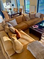 Stoffen zetel, Huis en Inrichting, Ophalen, Zo goed als nieuw