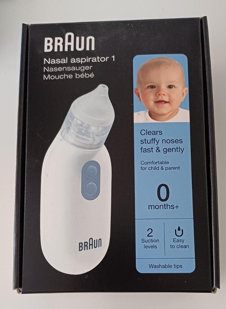 Braun Elektrische neusreiniger, Kinderen en Baby's, Badjes en Verzorging, Gebruikt, Overige typen, Overige merken, Ophalen of Verzenden