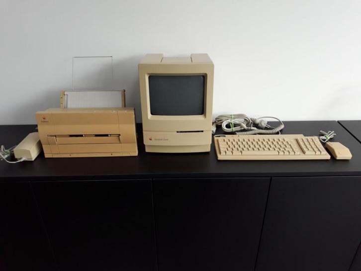 Apple Macintosh Classic (M0420, 1990) complete set, werkend, Computers en Software, Vintage Computers, Ophalen