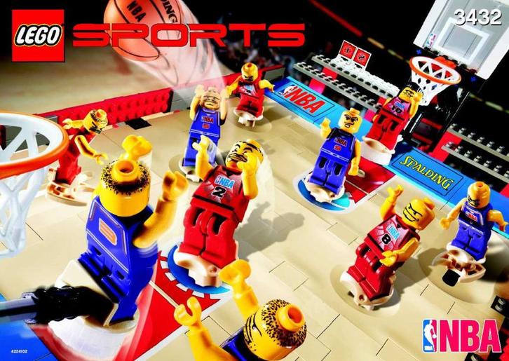 LEGO Sports Basketball 3432 NBA Challenge MET DOOS, Kinderen en Baby's, Speelgoed | Duplo en Lego, Zo goed als nieuw, Lego, Complete set