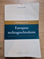 Inleiding tot de Europese rechtsgeschiedenis, Boeken, Ophalen of Verzenden, Zo goed als nieuw, Hoger Onderwijs, Randall Lesaffer