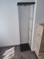 glazen vitrine kast, Huis en Inrichting, Kasten | Vitrinekasten, Ophalen, Minder dan 50 cm, Glas, 150 tot 200 cm