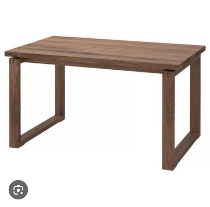 Table IKEA MÖRBYLÅNGA, 140 x 85 cm, Huis en Inrichting, Tafels | Eettafels, Zo goed als nieuw, Ophalen