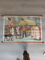 Wandkaart schoolplaat Livingstone Stanley Tanganikameer, Ophalen