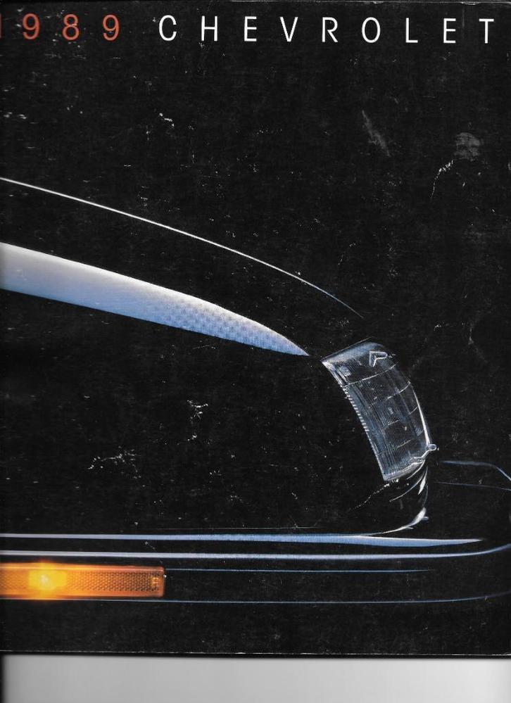 CHEVROLET 1989, Boeken, Auto's | Folders en Tijdschriften, Zo goed als nieuw, Chevrolet, Ophalen of Verzenden