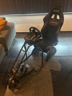 Racestoel GTRacer + Logitech G923 trueforce + shifter, Games en Spelcomputers, Ophalen, Zo goed als nieuw, Playseat of Racestoel