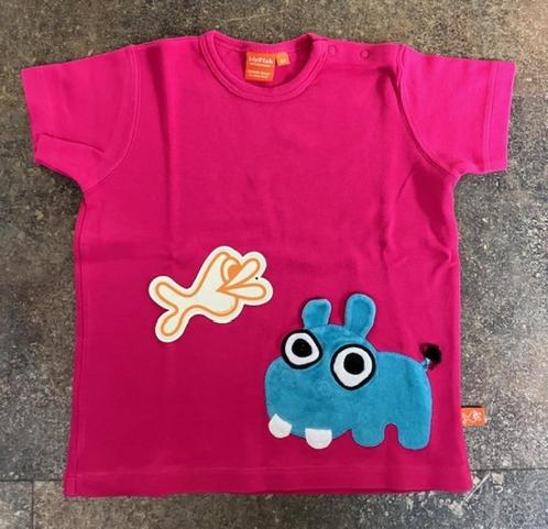 LIPFISH roze T-shirt met nijlpaard (maat 104), Kinderen en Baby's, Kinderkleding | Maat 104, Gebruikt, Meisje, Shirt of Longsleeve