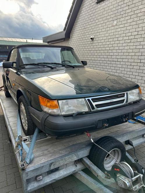 Saab 900 cabrio Royal viking ( schuurvondst), Auto's, Saab, Particulier, Saab 900, Trekhaak, Benzine, Euro 1, Cabriolet, 2 deurs