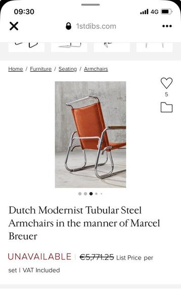 Early midcentury Bauhaus Tubular Steel Armchair, ca30s beschikbaar voor biedingen