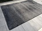 Groot donkergrijs langharig tapijt 2m x 2m90, Huis en Inrichting, Ophalen, Gebruikt