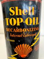 Shell top oil zeldzaam olie blik, Verzamelen, Ophalen of Verzenden, Gebruikt, Verpakking