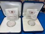 Vaticaan 5€ + 10€ 2014 – Proof, Timbres & Monnaies, Monnaies | Europe | Monnaies euro, Enlèvement ou Envoi, Monnaie en vrac, Argent