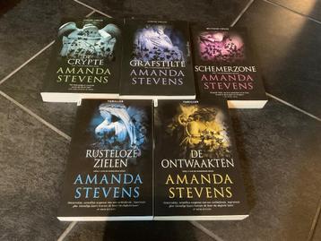 5 x Amanda Stevens Dodenrijk boeken thrillers beschikbaar voor biedingen