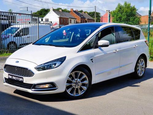 Ford S-Max 2.0 TDCi 180CV Vignale - 7 PLACES (bj 2018), Auto's, Ford, Bedrijf, Te koop, S-Max, Achteruitrijcamera, Adaptieve lichten