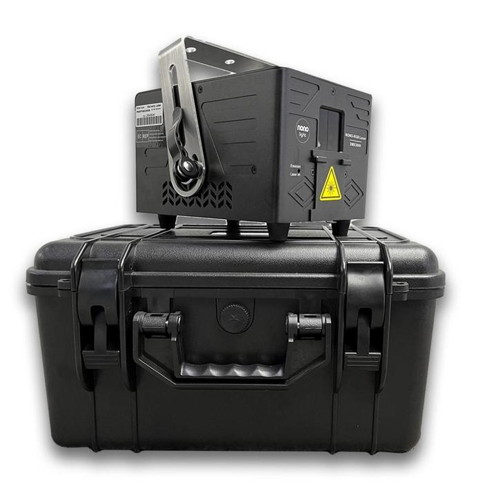 Nono Light - RGB-laser DMX 3000 in hardcase, Muziek en Instrumenten, Licht en Laser, Nieuw, Laser, Ophalen