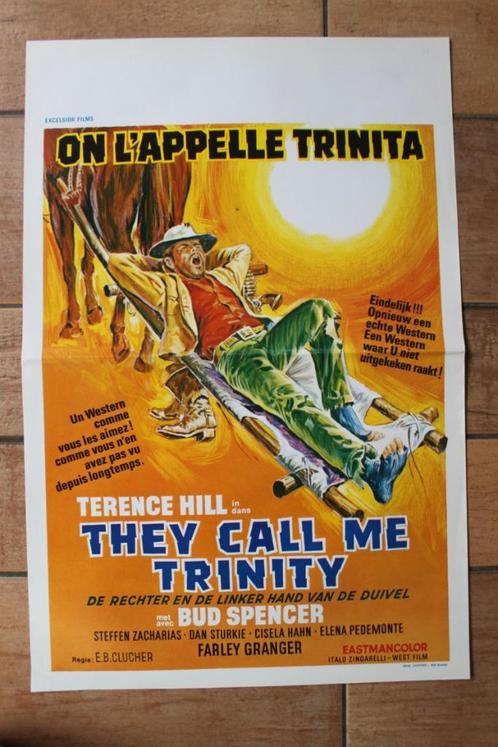 filmaffiche Terence Hill They Call Me Trinity filmposter, Verzamelen, Posters, Zo goed als nieuw, Film en Tv, A1 t/m A3, Rechthoekig Staand