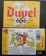 Bieretiket Duvel 666 Brouwerij Moortgat (10e2), Verzamelen, Biermerken, Ophalen of Verzenden, Gebruikt, Duvel