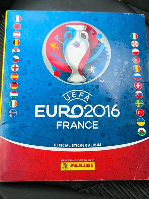 Panini Euro 2016, Belgische versie, compleet, Hobby en Vrije tijd, Stickers en Plaatjes, Gebruikt, Ophalen of Verzenden