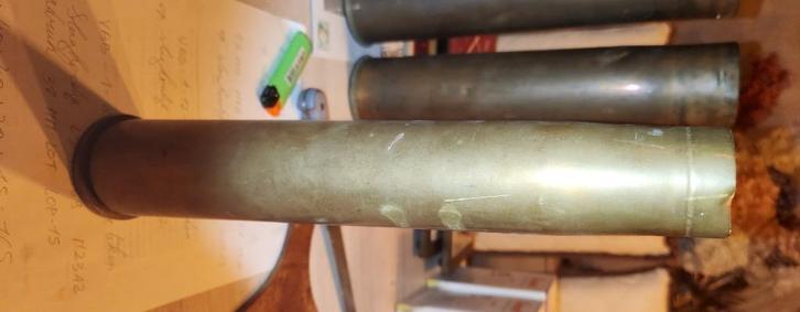 Huls 40mm antiaircraft Bofors L/60 kanon WO2, Verzamelen, Militaria | Tweede Wereldoorlog, Marine, Hulzen of Bodemvondsten, Ophalen