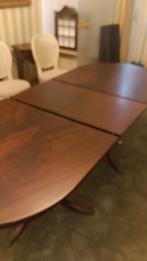 vol hout uitschuifbaar voor 8 personen, Huis en Inrichting, Tafels | Eettafels, Ophalen, Gebruikt