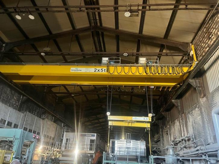 Bovenloopkraan Demag 16.700 / 2x 5 ton / 2021 / izgst, Bricolage & Construction, Treuils et Palans, Comme neuf, Électrique, Enlèvement