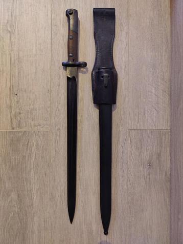 Joegoslavische bajonet M1924/M48 – met metalen schede en led beschikbaar voor biedingen