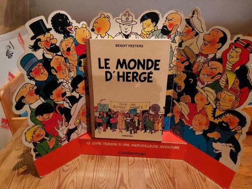 Présentoir "Le Monde d'Hergé" Casterman, Livres, BD, Utilisé, Enlèvement ou Envoi