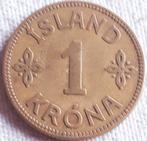 ISLANDE : 1 COURONNE 1925 KM 3,1, Enlèvement ou Envoi, Autres pays, Monnaie en vrac