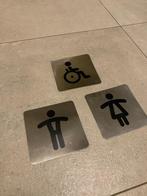 Pictogrammen toilet man/vrouw/beperking, Bricolage & Construction, Sanitaire, Toilettes, Enlèvement
