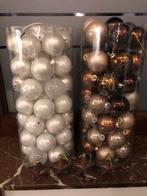 Set kerstballen van echt glas