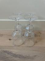 4 wijnglazen, Verzamelen, Ophalen, Zo goed als nieuw, Overige typen