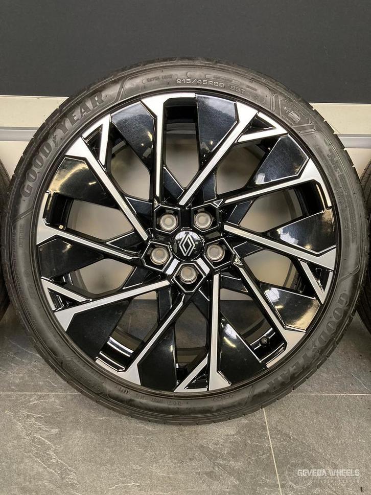 20” originele Renault Megane E-tech velgen + banden 5x114.3, Auto-onderdelen, Banden en Velgen, Banden en Velgen, Zomerbanden
