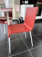 2 rode stoelen design Maarten Van Severen.03, Huis en Inrichting, Ophalen, Kunststof, Twee, Zo goed als nieuw