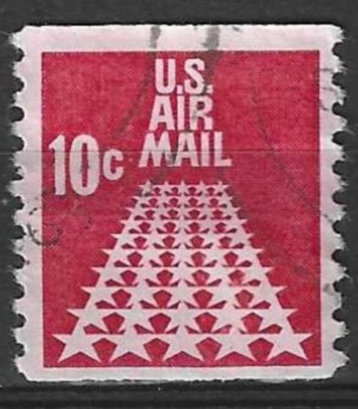 USA 1968 - Yvert 69 PA V - Autobaan met 50 sterren (ST), Postzegels en Munten, Postzegels | Amerika, Verzenden
