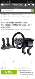 Kit de course Moza + siège de jeu, Enlèvement