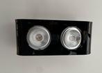 Luminaire plafond moderne noir - 2 spots orientables, Enlèvement, Utilisé, Verre, Moderne
