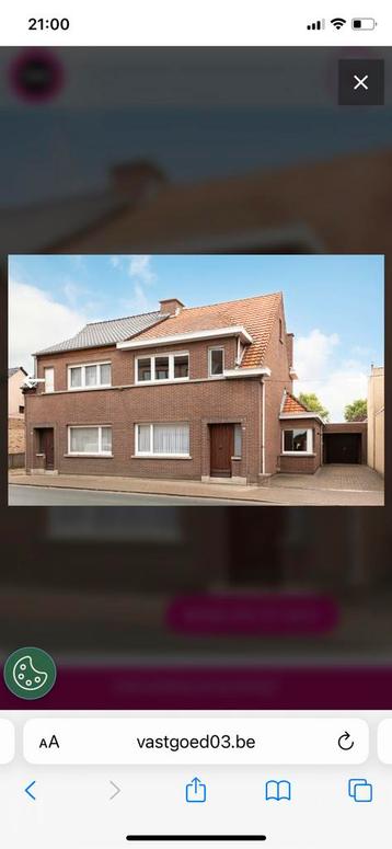 Gezellige hob met 2 a 3 slaapkamers, tuin en garage! beschikbaar voor biedingen