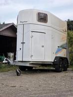Volledig polyester trailer voor 2 paarden met zadelkamer, Dieren en Toebehoren, Paarden en Pony's | Trailers en Aanhangwagens