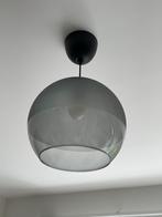 Suspensions (3) rondes en verre teinté gris Ikeaa, Maison & Meubles, Comme neuf, Verre