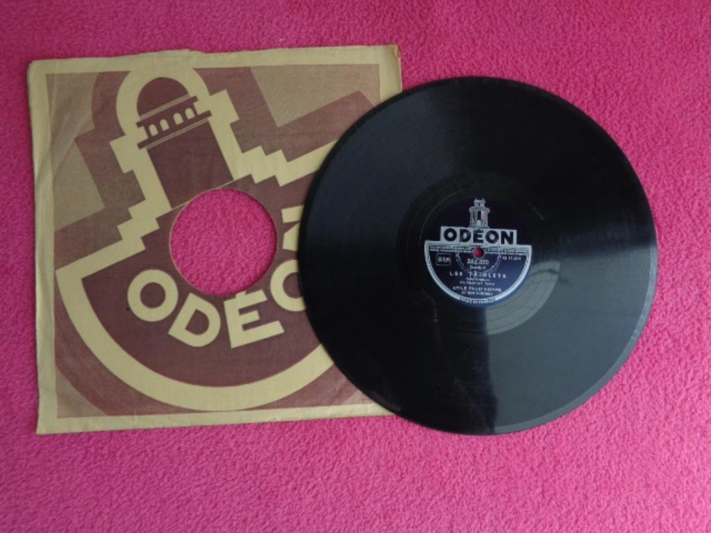 Vinyle accordéon 78 tours. Les Triolets, Enlèvement ou Envoi, Utilisé, Autres formats, Autres genres
