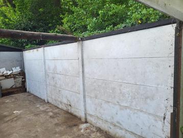 TUIN SCHUTTING BETONENPANELEN, Tuin en Terras, Ophalen of Verzenden, Gebruikt, 6 meter of meer